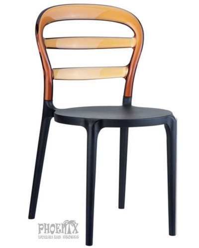 2983  Καρέκλα ξύλο - μέταλλο σε χρώμα  ΔΙΑΦΑΝΟ ΤΥΠΩΜΑ