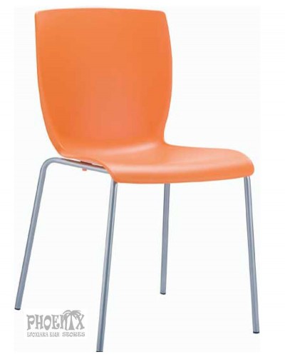 3025 Καρέκλα ακρυλική σε χρώμα GLOSSY RED