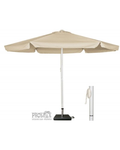 3269 ΤΡΙΠΛΗ ΣΤΡΟΓΓΥΛΗ  ΟΜΠΡΕΛΑ 3Χ300 CM ΑΛΟΥΜΙΝΙΟΥ