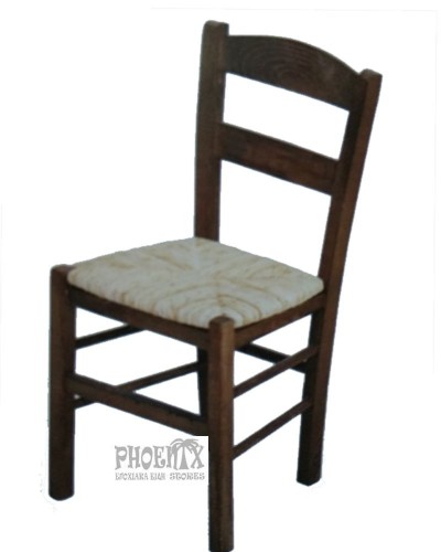 3506   Καρέκλα ξύλινη με ψάθα κλασική