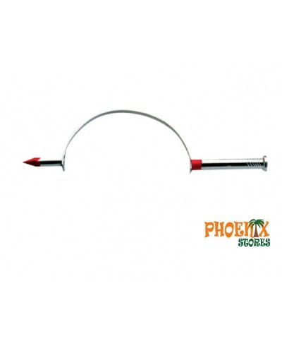 4075 Αποκριάτικη στέκα γάτας μεταλλική με δαντέλα