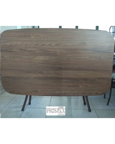 4203   Τραπέζι wersalit 160χ90 εκ χρώμ. καφέ