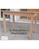 4441 Τραπέζι  120Χ80εκ.  2,5εκ πάχος