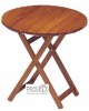 1057 Τραπέζι Ξύλινο Πτυσσόμενο Red Shorea 150Χ80εκ.
