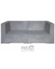 5290 2θέσιος καναπές Cement Grey