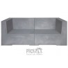 5290 2θέσιος καναπές Cement Grey