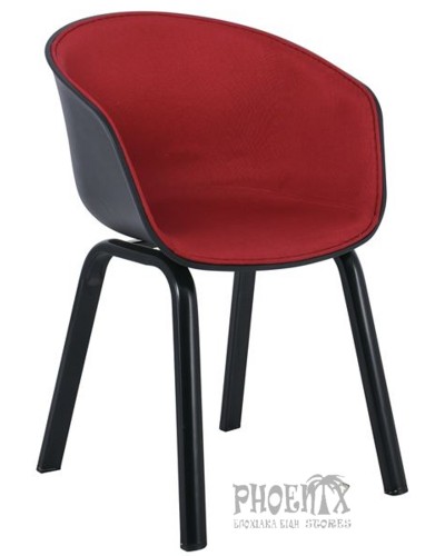 6052 Καρέκλα μεταλλική με πολυπροπυλένιο 4 χρωμάτων