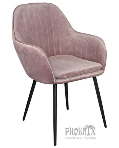 6060 Καρέκλα μεταλλική με ύφασμα 3 χρωμάτων