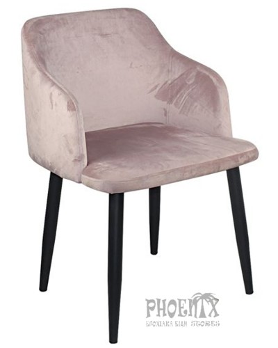 6061 Καρέκλα μεταλλική με ύφασμα 3 χρωμάτων