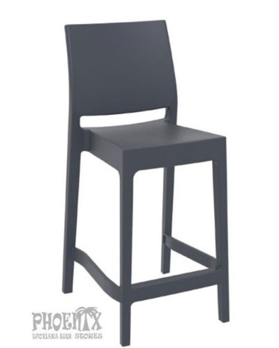 2744 ΣΚΑΜΠΟ BAR 75cm ΠΟΛΥΠΡΟΠΥΛΕΝΙΟ ΓΚΡΙ