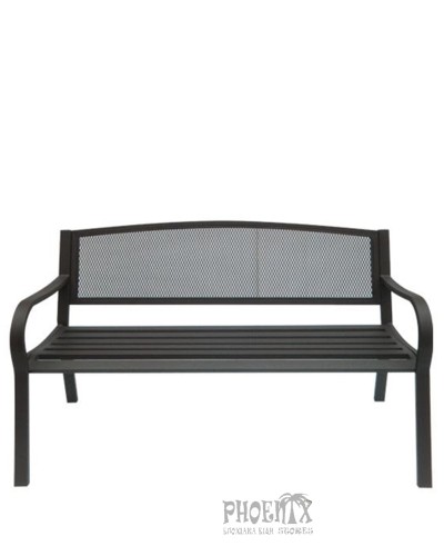 1574  Παγκάκι Μεταλλικό Με Ξύλο Ενισχυμένο