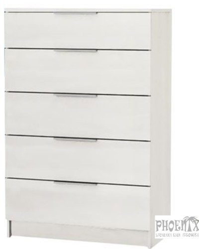 6519  Συρταριέρα         σε χρωμ. λευκή, μαύρη, γκρί