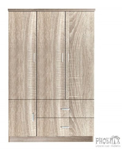 6540 Ντουλάπα Ξύλινη 120x50x180cm Σε 3 Χρώματα