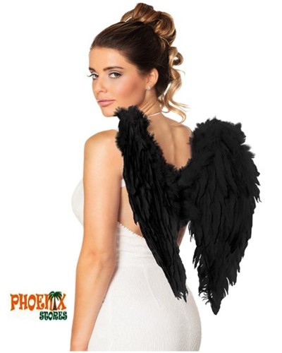 4059  Αποκριάτικα  φτερά μαύρα