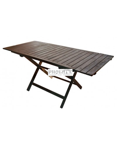 2767 Τραπέζι Ξύλινο Πτυσσόμενο 140[+22+22εκ]χ80εκ
