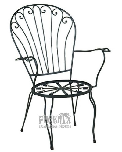 1032 Πολυθρόνα FER FORGE μασίφ Βεντάλια