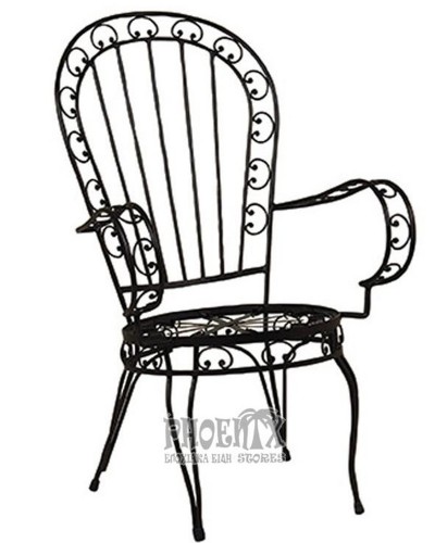 1033 Πολυθρόνα  FER FORGE μασίφ Γαλλίδα