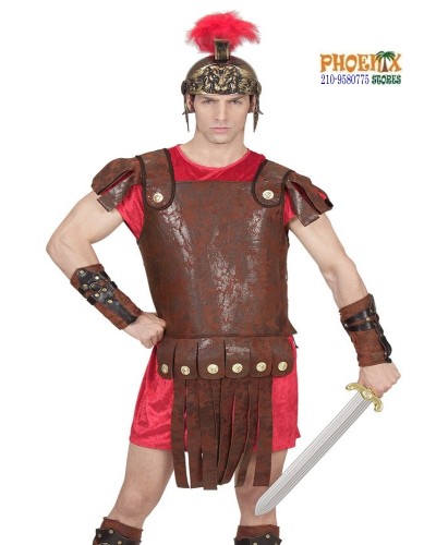 6974  Αποκριάτικες περικνημίδες πολεμιστή χρυσές