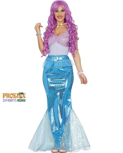 196 Αποκριάτικη Στολή Γοργόνα