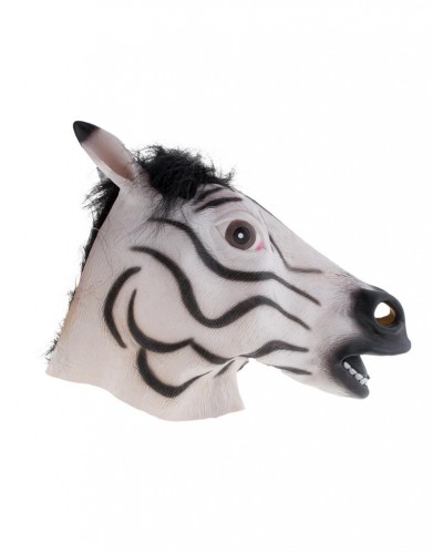 7066 Αποκριάτικη Μάσκα Λάτεξ Ζέβρα