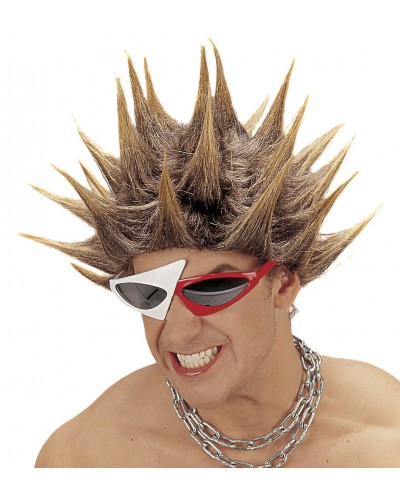 7195 Αποκριάτικη Περούκα Καρφάκιας - Πανκ