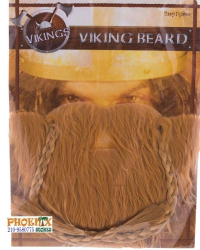 7244 Αποκριάτικο μουστάκι-μούσι με κοτσιδάκια