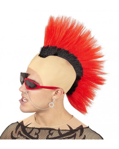 7275 Αποκριάτικη Περούκα Μοϊκάνα Punk