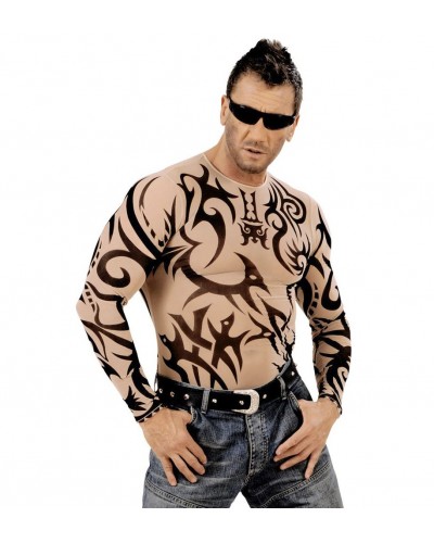 7294 Αποκριάτικη Μπλούζα Τατουάζ Tattoo Tribal