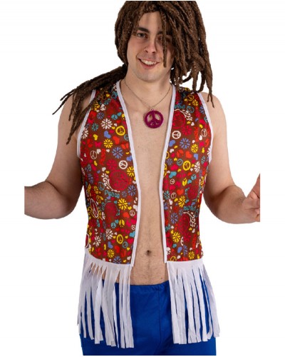 7314 Αποκριάτικο Γιλέκο Hippie One Size