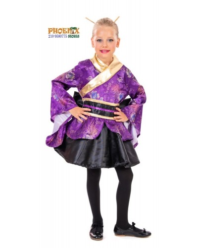 7367 Αποκριάτικη Παιδική Στολή Shanghai Queen