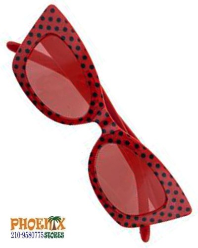 7439 Αποκριάτικα γυαλιά Πιλότου Μαύρα