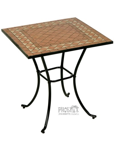 7515 Τραπέζι μεταλλικό 70χ70εκ