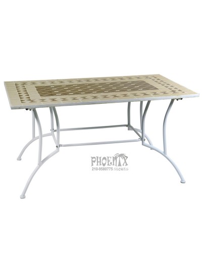 7515 Τραπέζι μεταλλικό 70χ70εκ