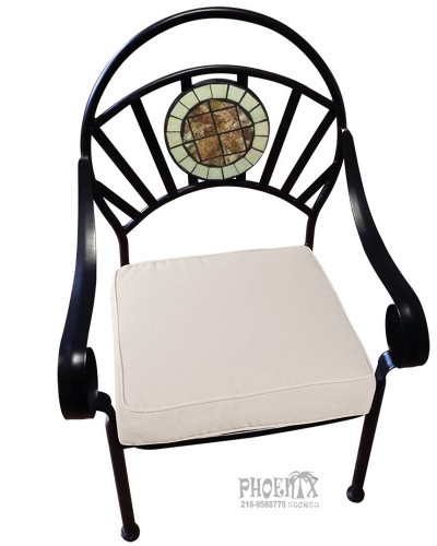 7519 Πολυθρόνα Στοιβαζόμενη Μεταλλική