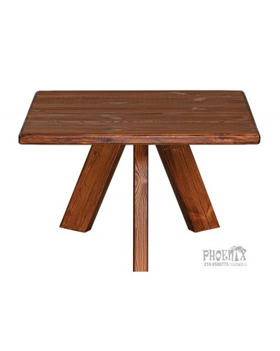 7544 Τραπέζι Ξύλινο Τετράγωνο Σε 2 Μεγέθη