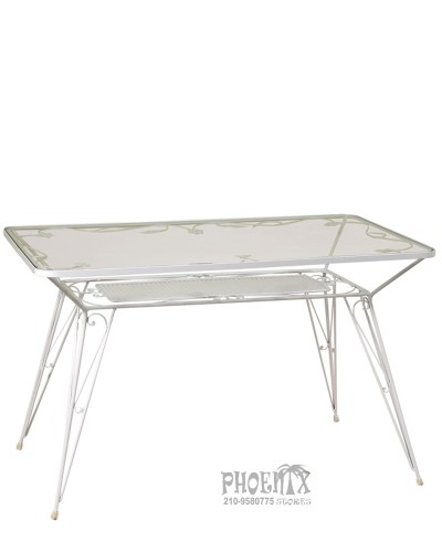 7023 Τραπέζι Fer Forge Στρογγυλό Σε 4 Μεγέθη Και 4 Χρώματα