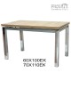 4954  Τραπέζι Κουζίνας Μελαμίνης Επεκτεινόμενο Σε 3 Διαφορετικές Διαστάσεις
