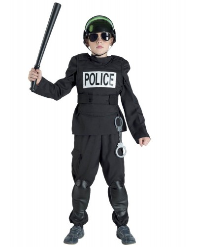 7606 Αποκριάτικη Παιδική Στολή Αντιτρομοκρατική Ομάδα