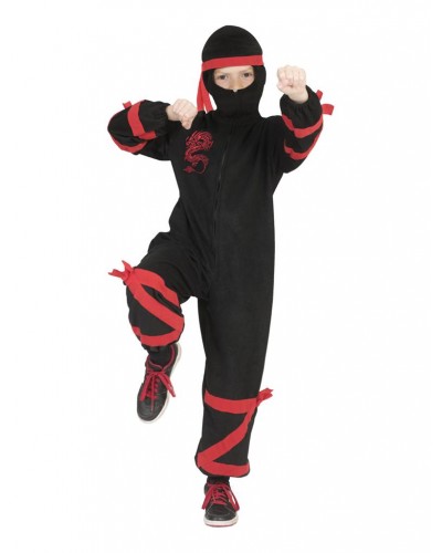 7621 Αποκριάτικη παιδική στολή Νίντζα Δράκος