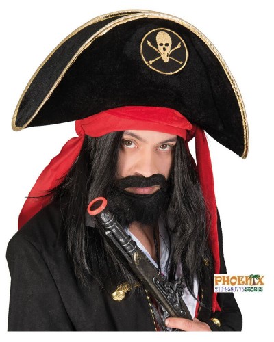 529 Αποκριάτικο Καπέλο Πειρατή LUX
