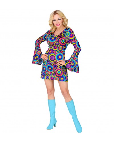 7642 Αποκριάτικη Στολή Φόρεμα Κοντό Disco