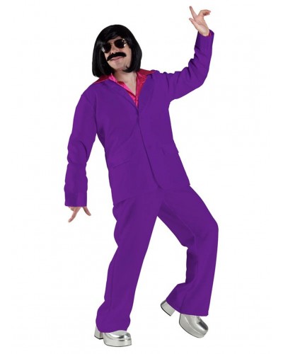 7644 Αποκριάτικο σακάκι Disco Μωβ