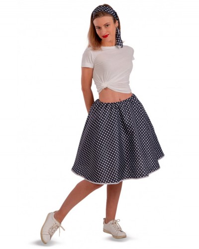 7652 Αποκριάτικο Σετ Μεταμφίεσης 50's Σε 2 Χρώματα