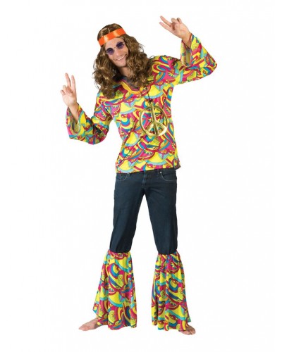 7655 Αποκριάτικη Στολή Hippie Ανδρική