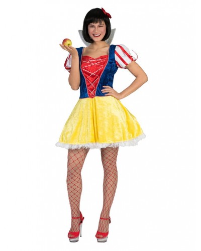 7727 Αποκριάτικη Στολή Χιονάτη Sexy