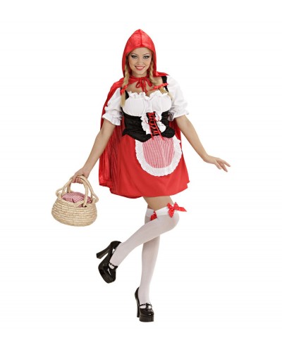 7729 Αποκριάτικη Στολή Κοκκινοσκουφίτσα