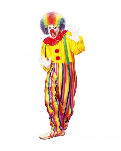 7440 Αποκριάτικη Στολή Κλόουν Πολύχρωμη