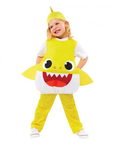 7815 Αποκριάτικη Στολή Baby Shark Yellow Baby