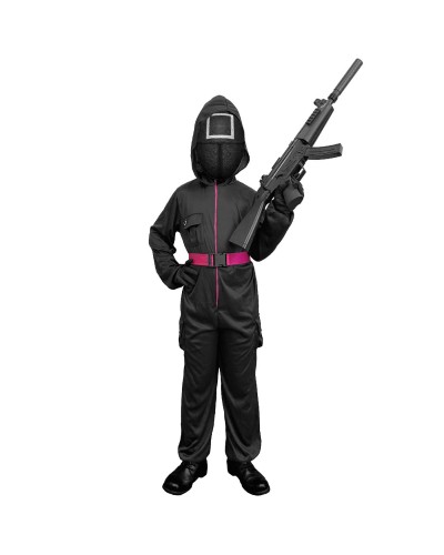 7831 Αποκριάτικη στολή Μαύρος Στρατιώτης