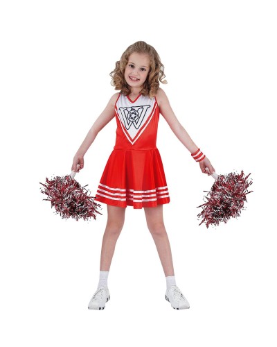 7855 Αποκριάτικη Στολή Μαζορέτα Cheerleader